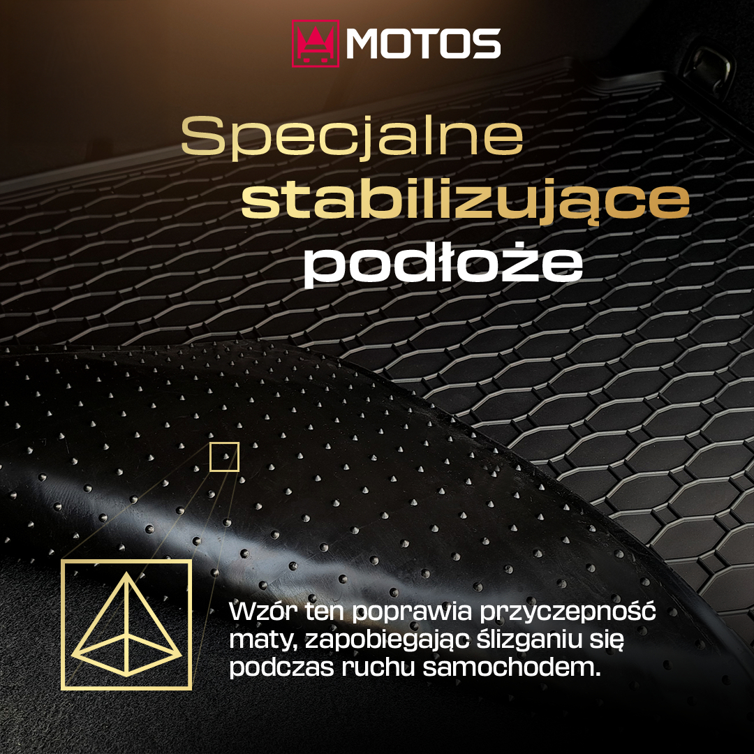 Stabilizujące podłoże maty bagażnika RIGUM