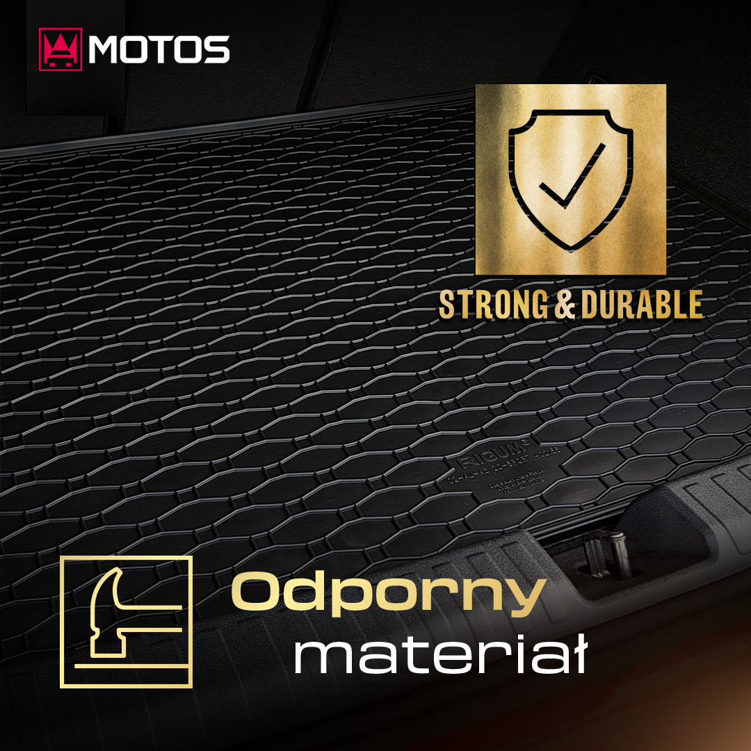 Trwała gumowa mata bagażnika RIGUM