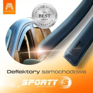 Owiewki na szyby samochodowe z serii Sporty do Peugeot 301 od 2012 - obrazek 2
