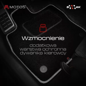 Dywaniki welurowe MOTOS Streak™ do Audi Q8 od 2018 - obrazek 3