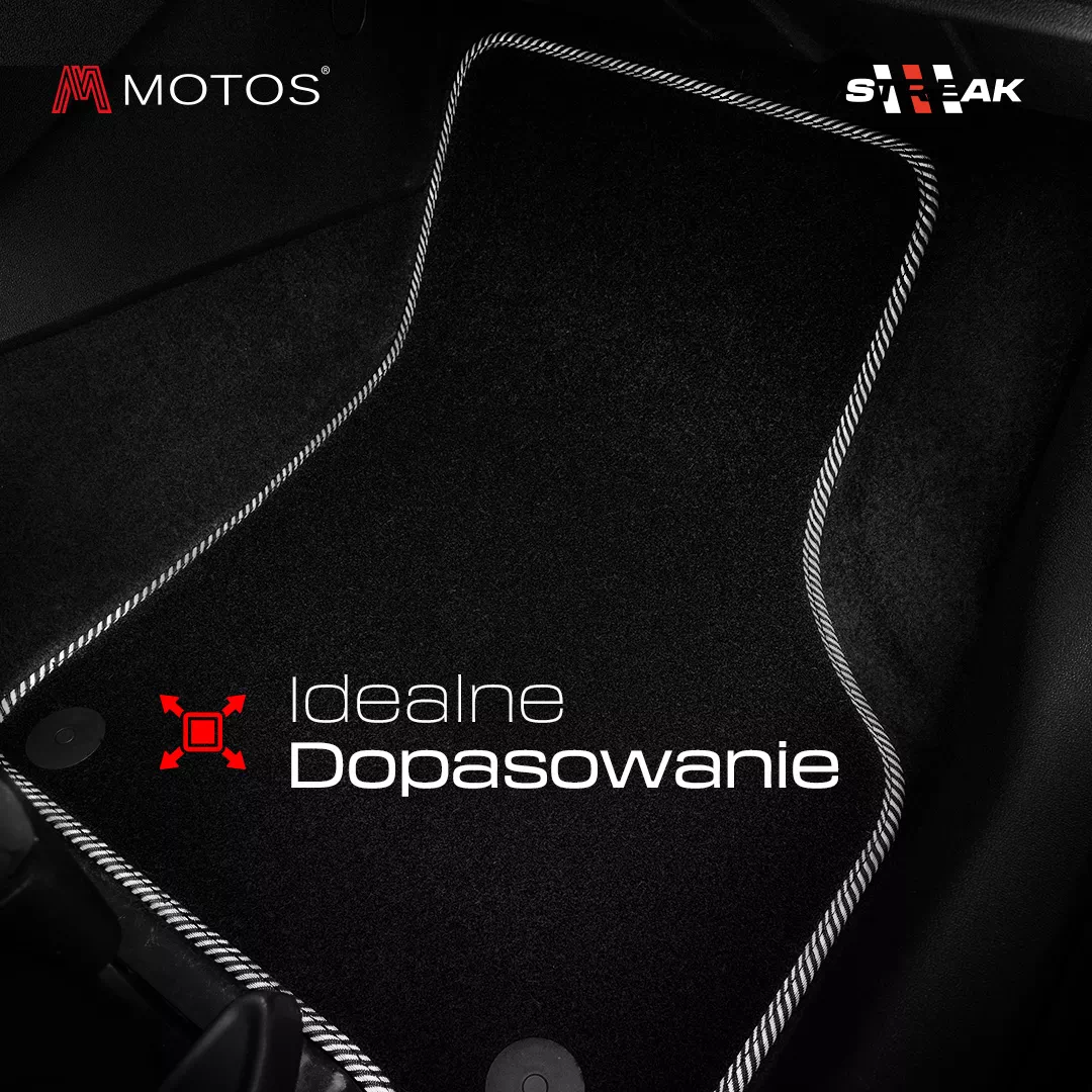 Dywaniki welurowe MOTOS Streak™ do Dodge RAM 1500 IV 2013-2018 Dywaniki welurowe MOTOS Streak™ do Dodge RAM 1500 IV 2013-2018